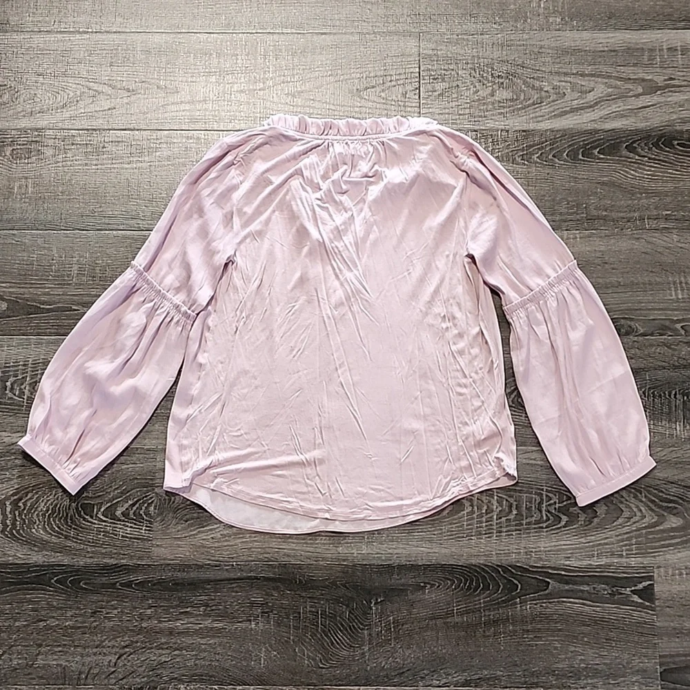 🦜 LOFT silky peasant Blouse 🦜